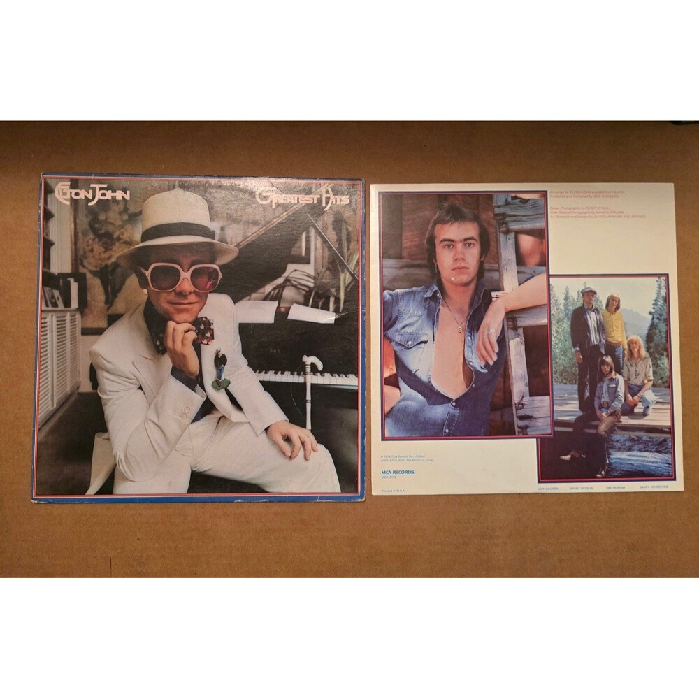 Elton John Greatest Hits 1974 vinyl record